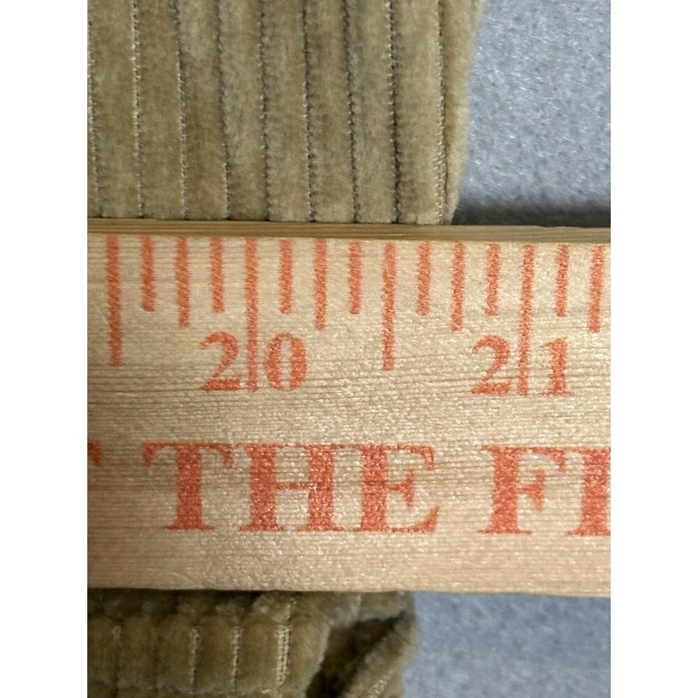 Vtg Lands End Blazer Sportscoat Mens 42R Corduroy Elbow Patches Made In USA